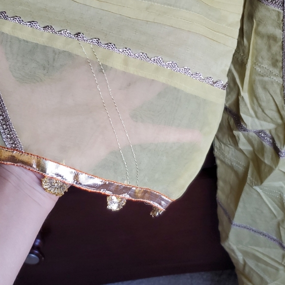 Lemon Yellow Pakistani Kurta by Sapphire FINAL PRICE - Picture 7 of 13